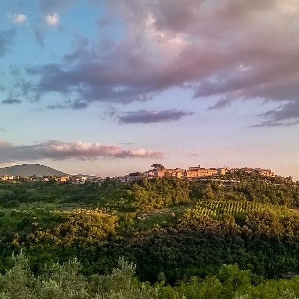 Sunset in Monteleone Sabino, Rieti (Central Italy) ph.Eugenio Spallazzi